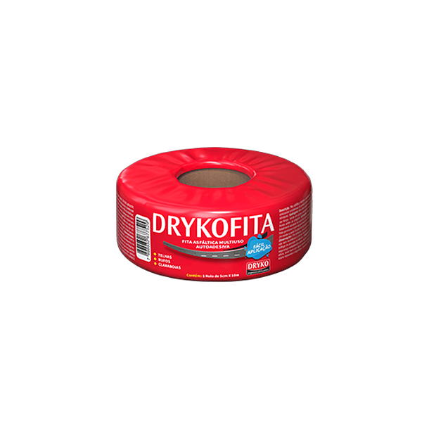 Cinta Asfáltica Adhesiva Multiuso y tapagoteras DRYKOFITA 5 cm x 10 mt - Aluminizada 1