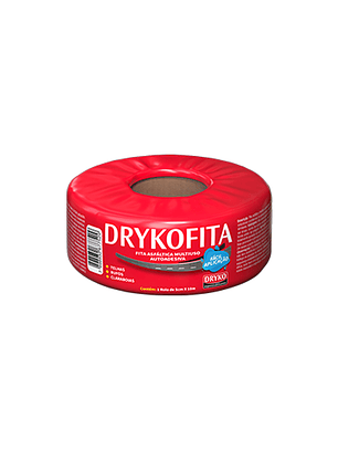Cinta Asfáltica Adhesiva Multiuso y tapagoteras DRYKOFITA 5 cm x 10 mt - Aluminizada