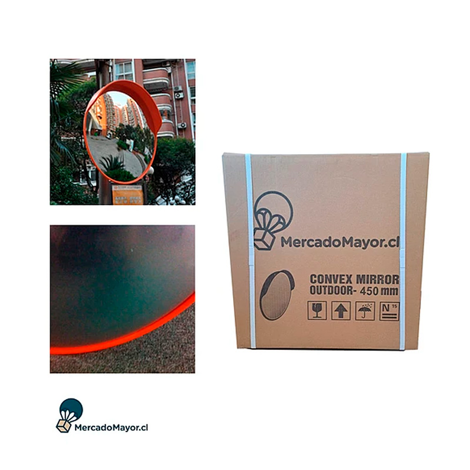 Espejo Panorámico uso exterior e interior 45 cm 3