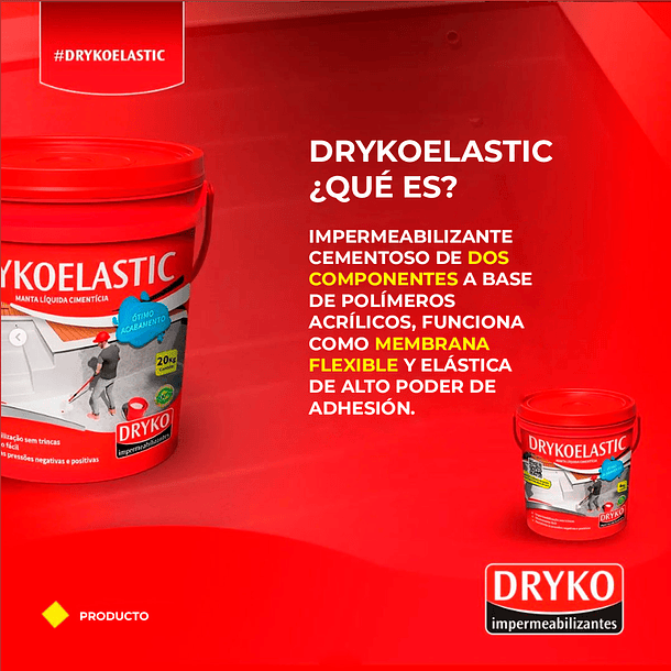 Membrana líquida cementosa Drykoelastic 20kg 5