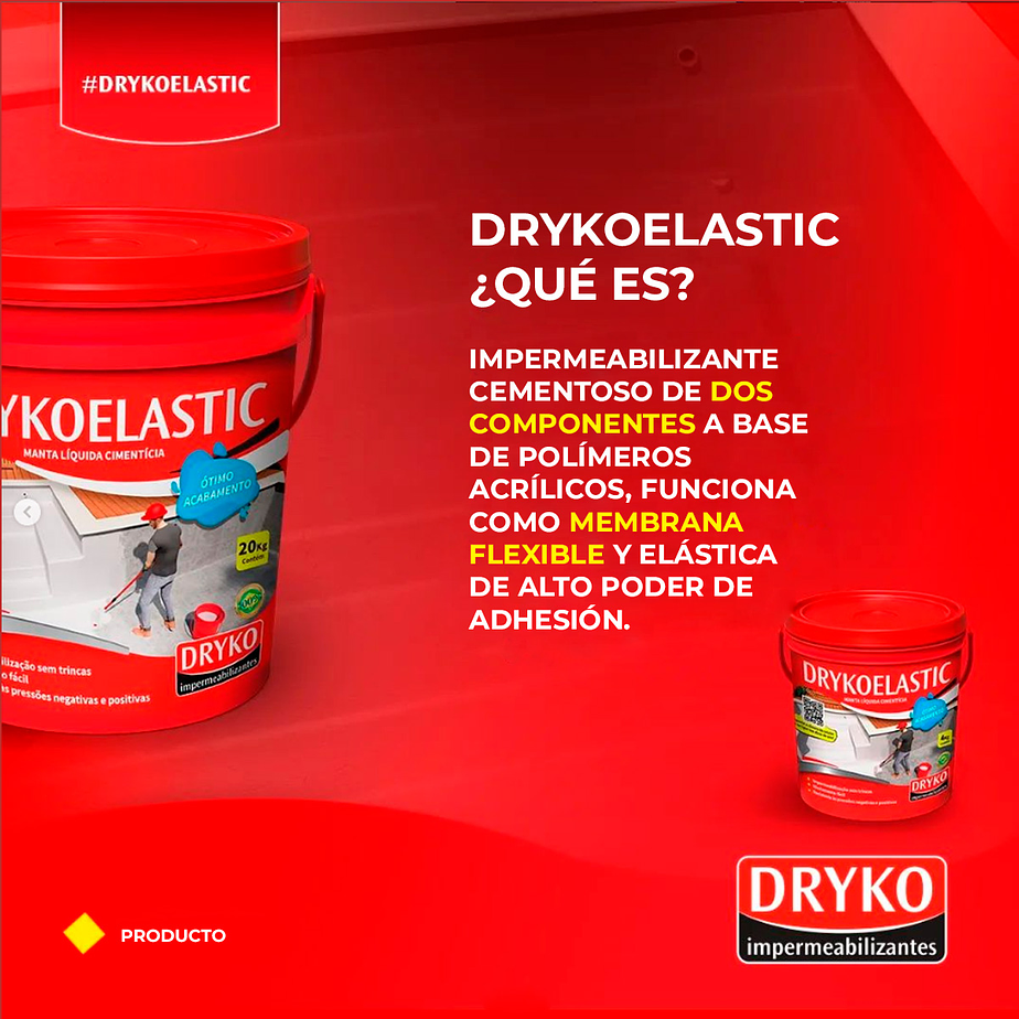 Membrana líquida cementosa Drykoelastic 20kg 5