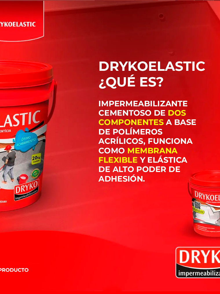 Membrana líquida cementosa Drykoelastic 20kg 5