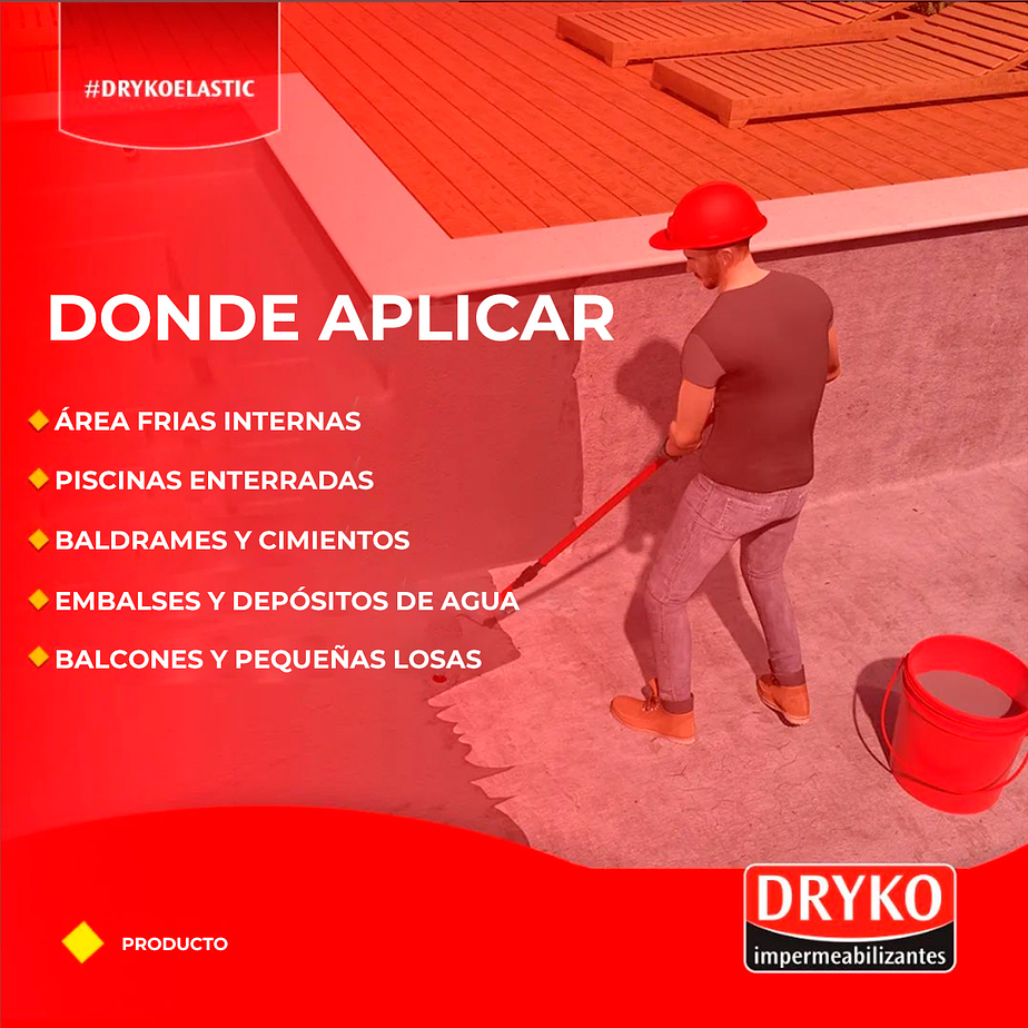 Membrana líquida cementosa Drykoelastic 20kg 6