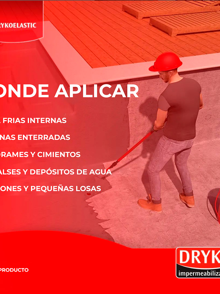 Membrana líquida cementosa Drykoelastic 20kg 6