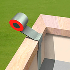 Cinta Asfáltica Adhesiva Multiuso y tapagoteras DRYKOFITA 60 cm x 10 mt - Aluminizada 6