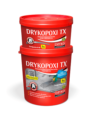 Adhesivo estructural para unión y reparación de estructuras Drykopoxi TX - 1kg. 