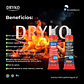 Silicona Acético para altas temperaturas Dryko Vedatudo 50gr. Rojo - Miniatura 3
