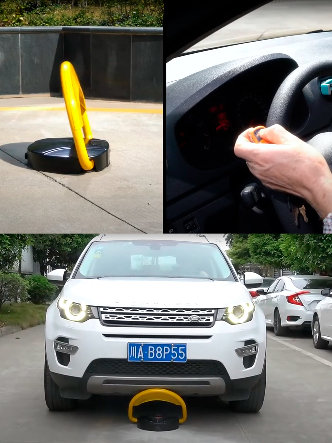 Protector de Estacionamiento, con Control Remoto 6