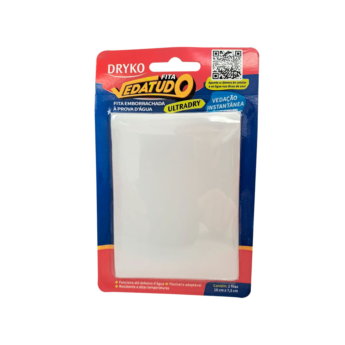Parche sellador Drykofita Vedatudo Ultradry Blanco 10cm X 7,5cm