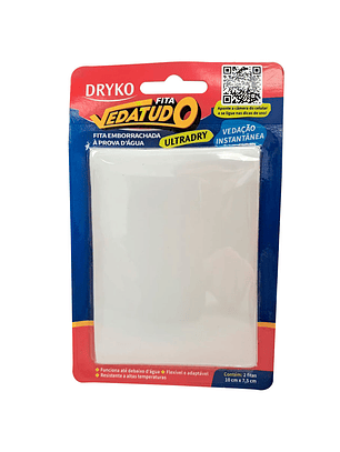 Parche sellador Drykofita Vedatudo Ultradry Blanco 10cm X 7,5cm 