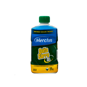 Quita Sarro Y Oxido Max Gel Merclin 500 Ml