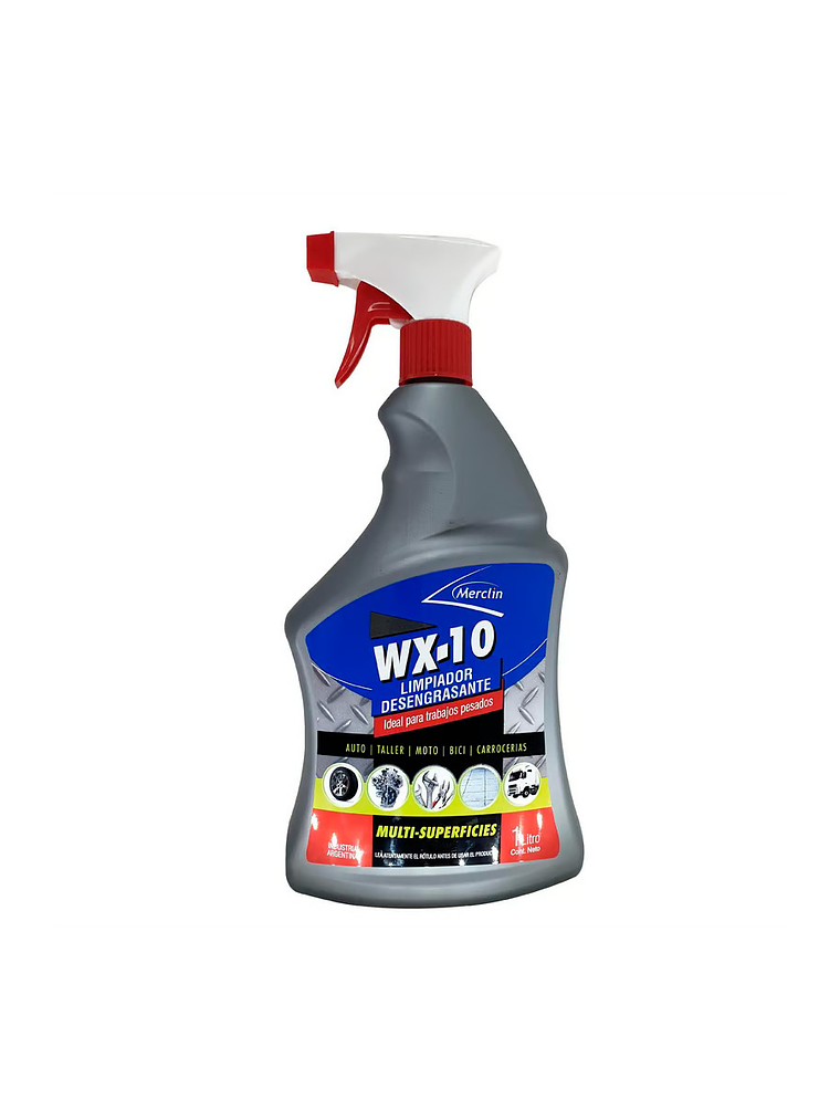 WX-10 Limpiador desengrasante biodegradable Merclin 1 Lts. 1