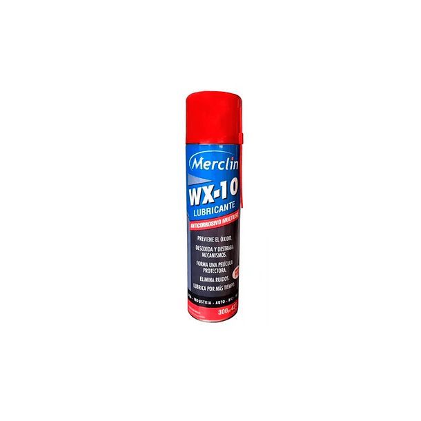 WX-10 Lubricante multiuso anticorrosivo con Teflón merclin 237ml. 1