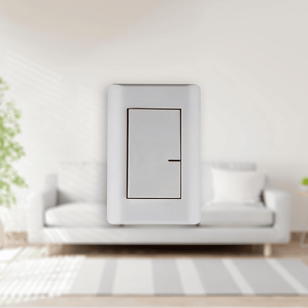 Interruptor Richi completo único teclón 10A /Blanco 2