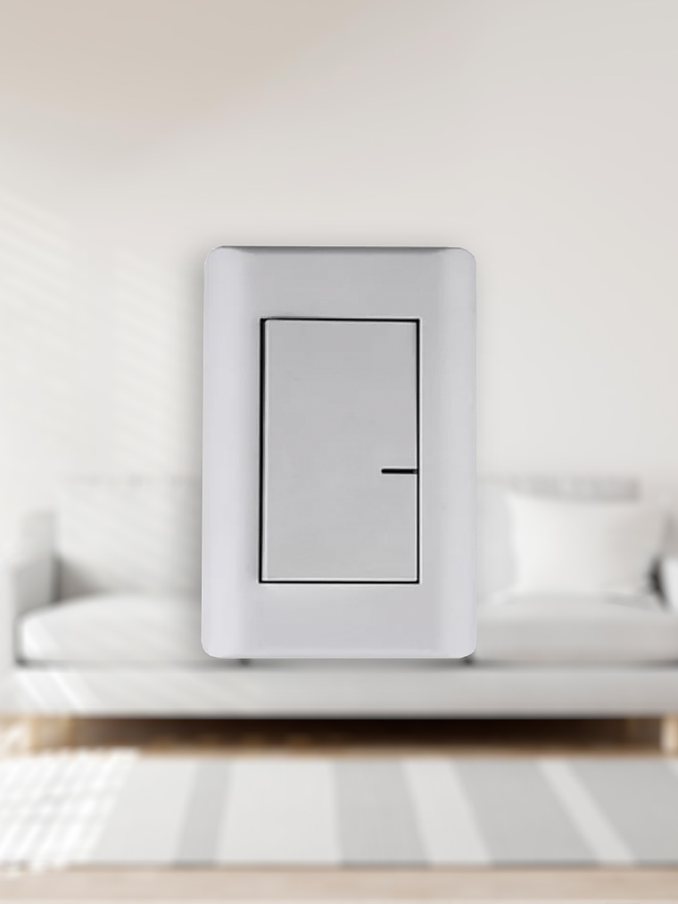 Interruptor Richi completo único teclón 10A /Blanco 2