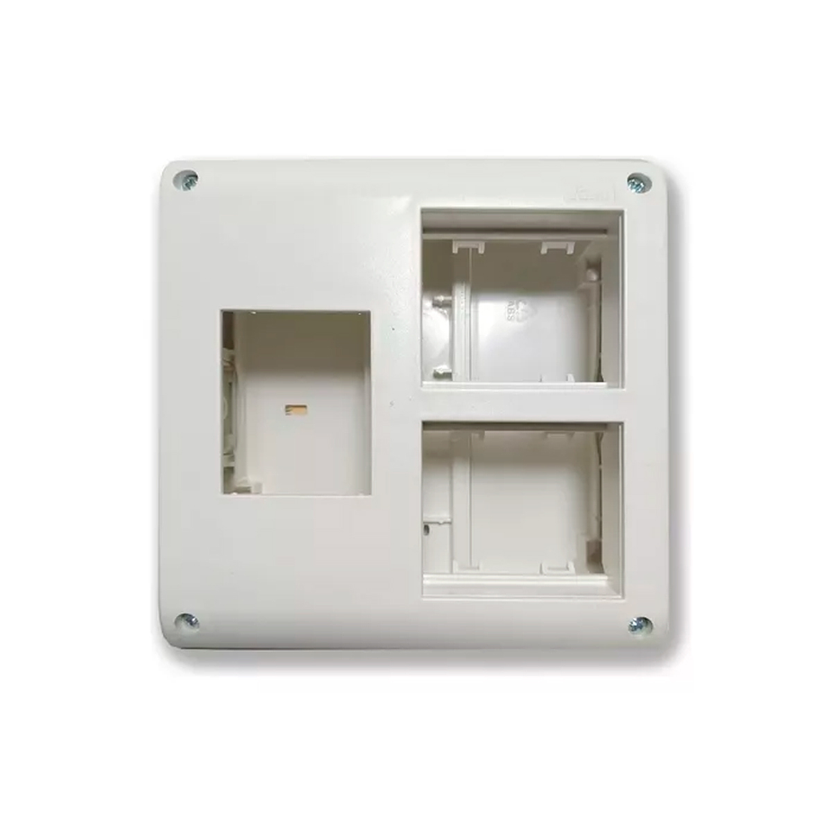 Caja Porta bastidor Universal Richi Quantum BOX 4 módulos/térmico bipolar/ Blanco 1