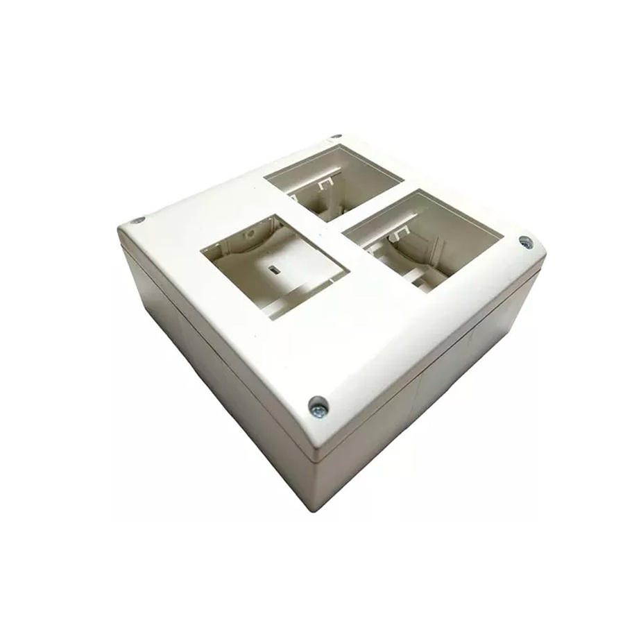 Caja Porta bastidor Universal Richi Quantum BOX 4 módulos/térmico bipolar/ Blanco 2