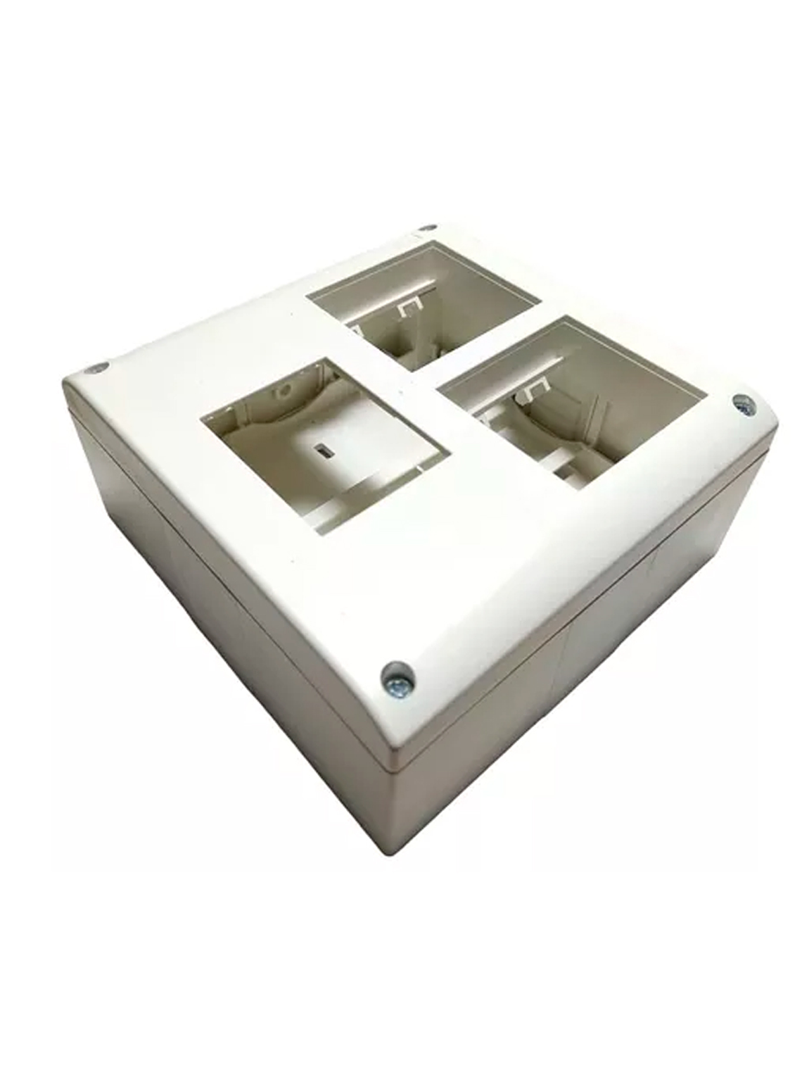 Caja Porta bastidor Universal Richi Quantum BOX 4 módulos/térmico bipolar/ Blanco 2