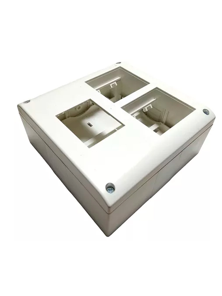 Caja Porta bastidor Universal Richi Quantum BOX 4 módulos/térmico bipolar/ Blanco 2
