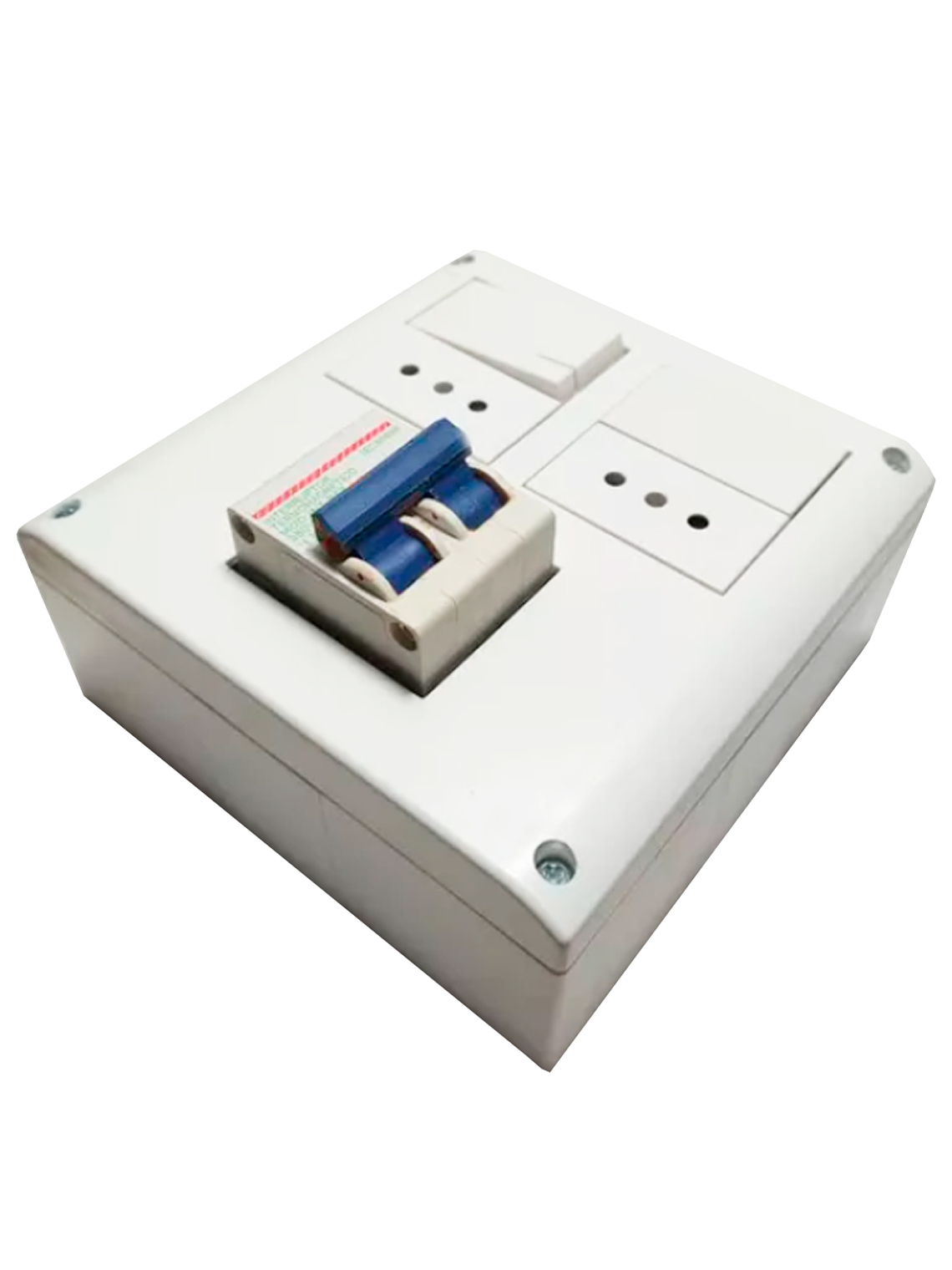 Caja Porta bastidor Universal Richi Quantum BOX 4 módulos/térmico bipolar/ Blanco 3