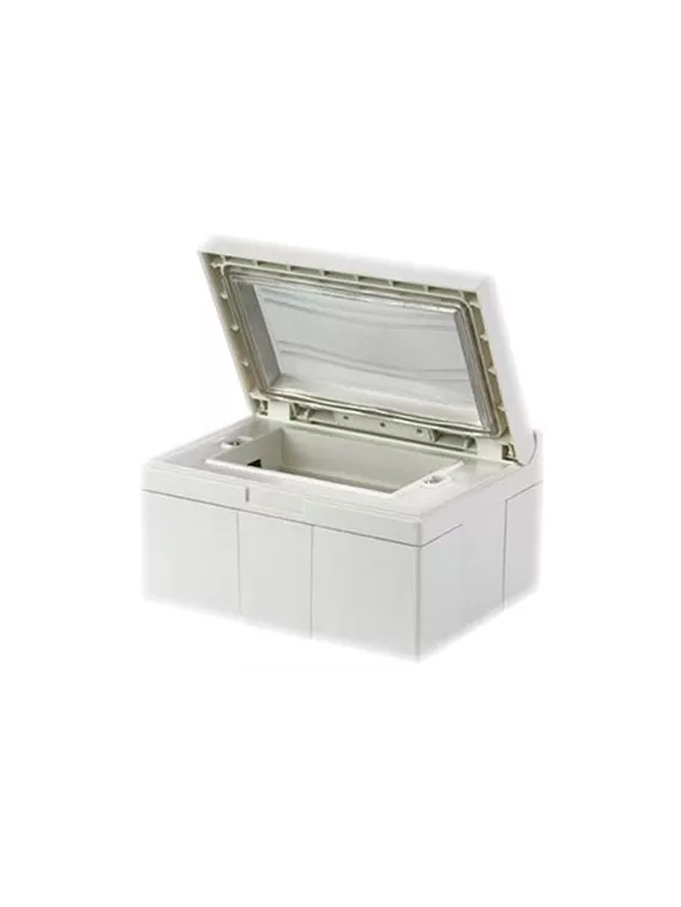 Caja con frente estanco 3 módulo Richi / Blanco 1