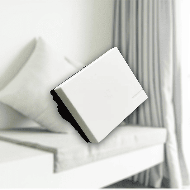 Interruptor Módulo Unipolar 1/2 Teclón RICHI Quantum BOX /Blanco 4