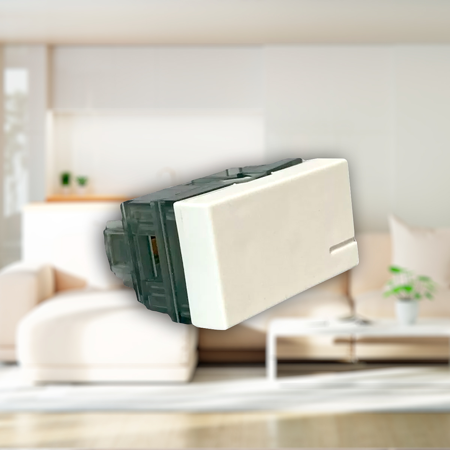 Interruptor Módulo Unipolar RICHI Quantum BOX / Blanco 3