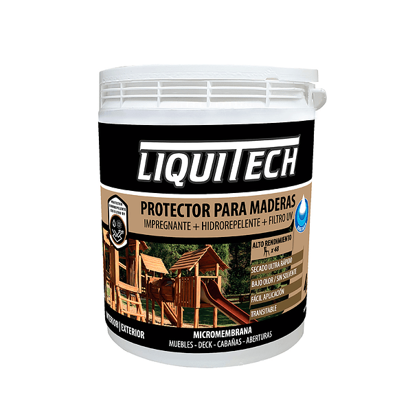 Liquitech Micromembrana protector para madera 4 Lt 1