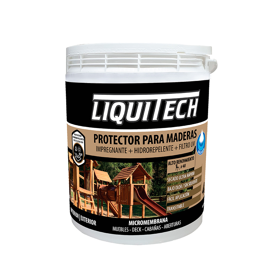 Liquitech Micromembrana protector para madera 4 Lt 1