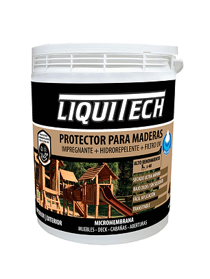 Liquitech Micromembrana protector para madera 4 Lt