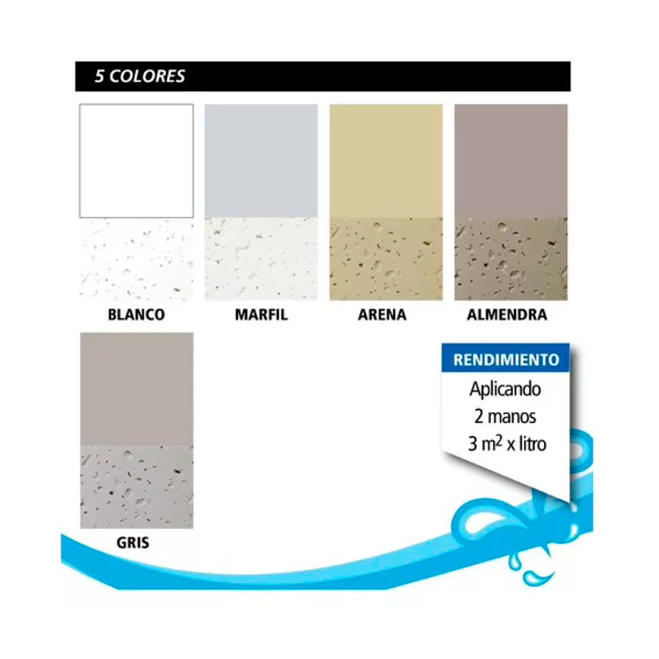 Pintura atérmica impermeabilizante pisos y bordes de piscinas 10L Liquitech 9