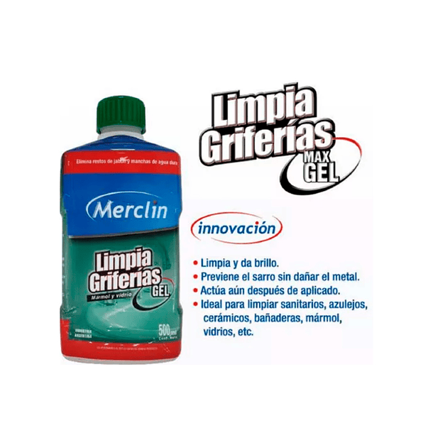 Limpia Griferías Gel Mármol Y Vidrio 500ml 2