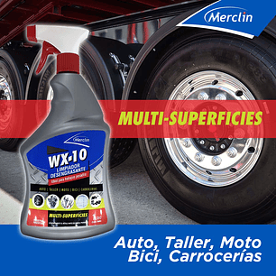 WX-10 Limpiador desengrasante biodegradable Merclin 1 Lts.
