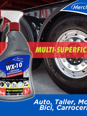 WX-10 Limpiador desengrasante biodegradable Merclin 1 Lts.