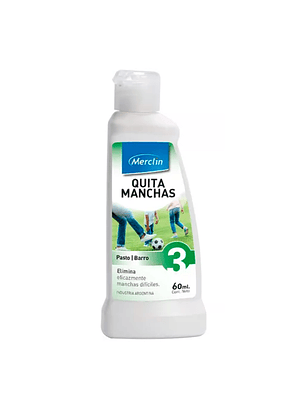 Quita Manchas Pasto Lodo-textil 3 Merclin 60ml