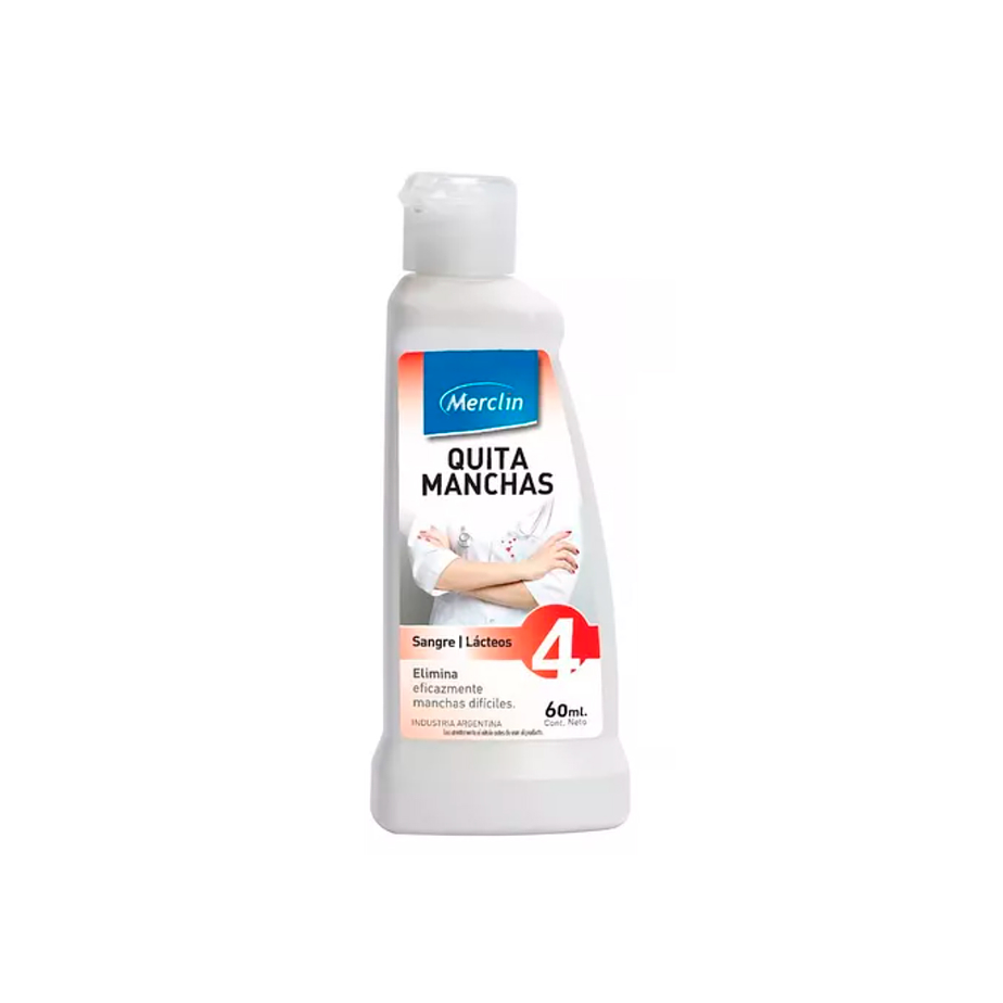 Quita Manchas Sangre-textil 4 Merclin 60ml 1