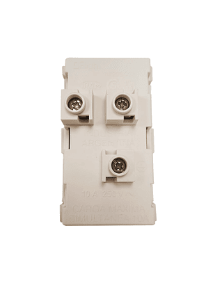 Módulo Triple Tomacorriente RICHI Quantum BOX Blanco