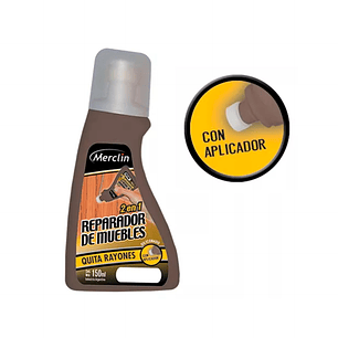 Reparador de muebles quita rayones 150ml Merclin Oscuro