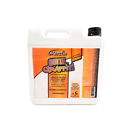 Removedor de pintura Quita Grafiti Merclin 5 Lts.