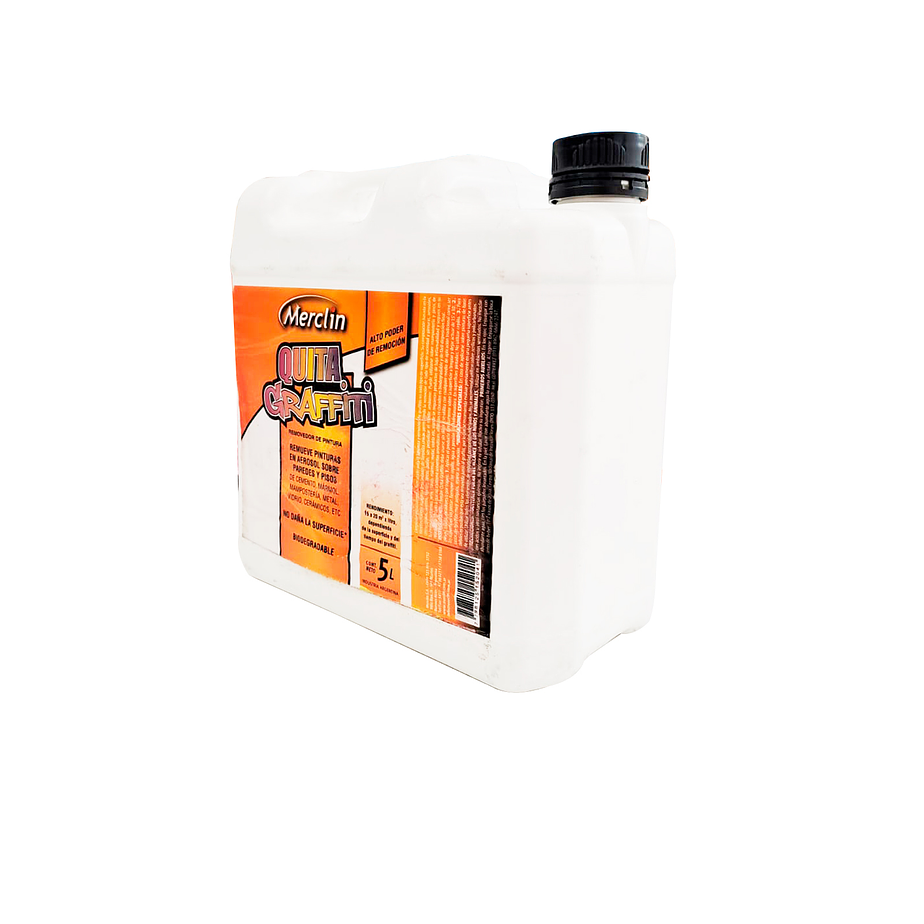 Removedor de pintura Quita Grafiti Merclin 5 Lts. 2