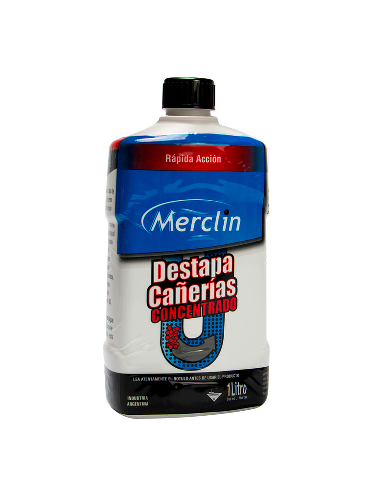 Destapa cañerías concentrado Merclin 1Lts 1
