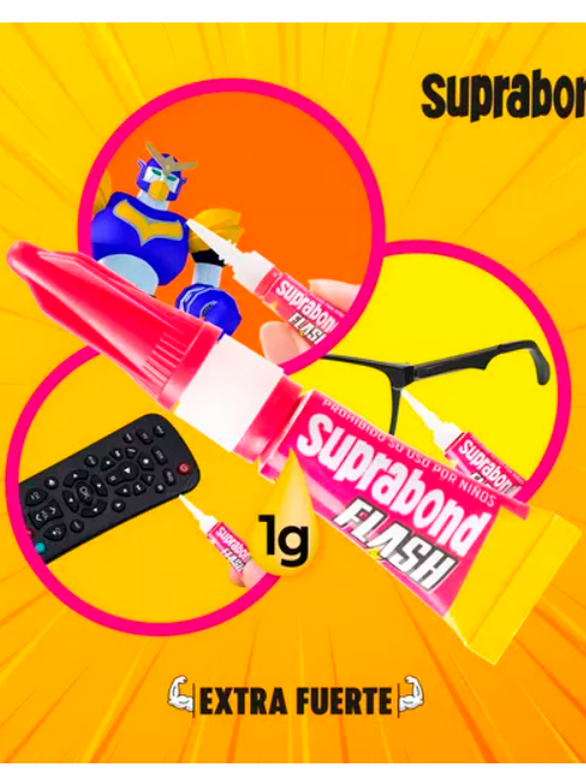 Adhesivo Instantáneo Flash Líquido 1 g.  5