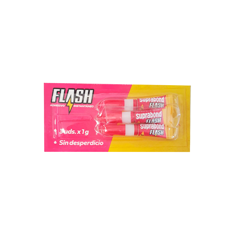 Adhesivo Instantáneo Flash Líquido 1 g.  1