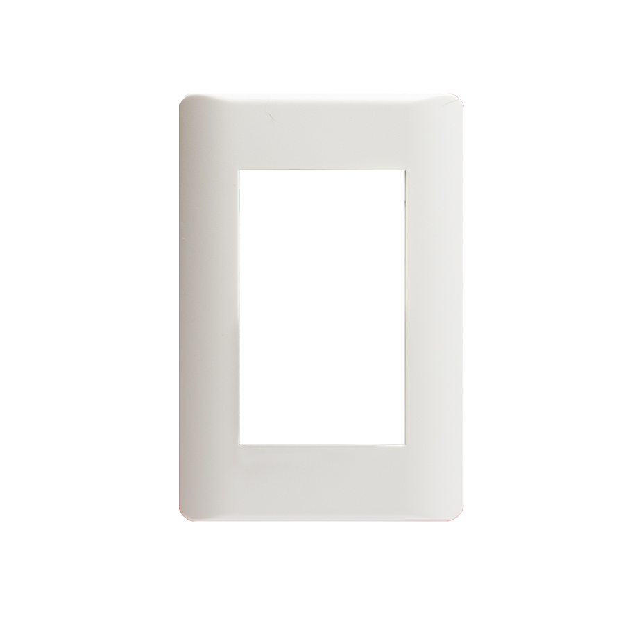 Tapa para armar 3 Módulos Blanco/Beige Richi. 1