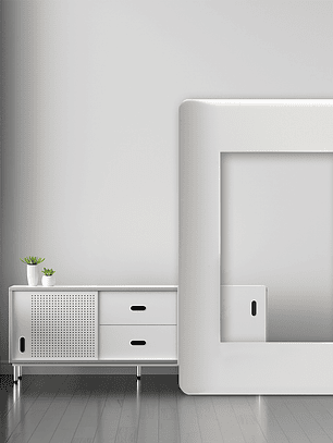 Tapa para armar 3 Módulos Blanco/Beige Richi.