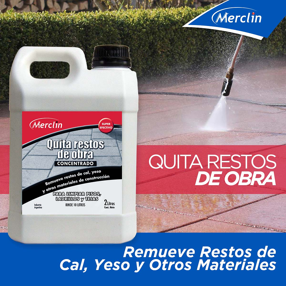 Quita Restos de Obra Merclin 2 Lts. 2
