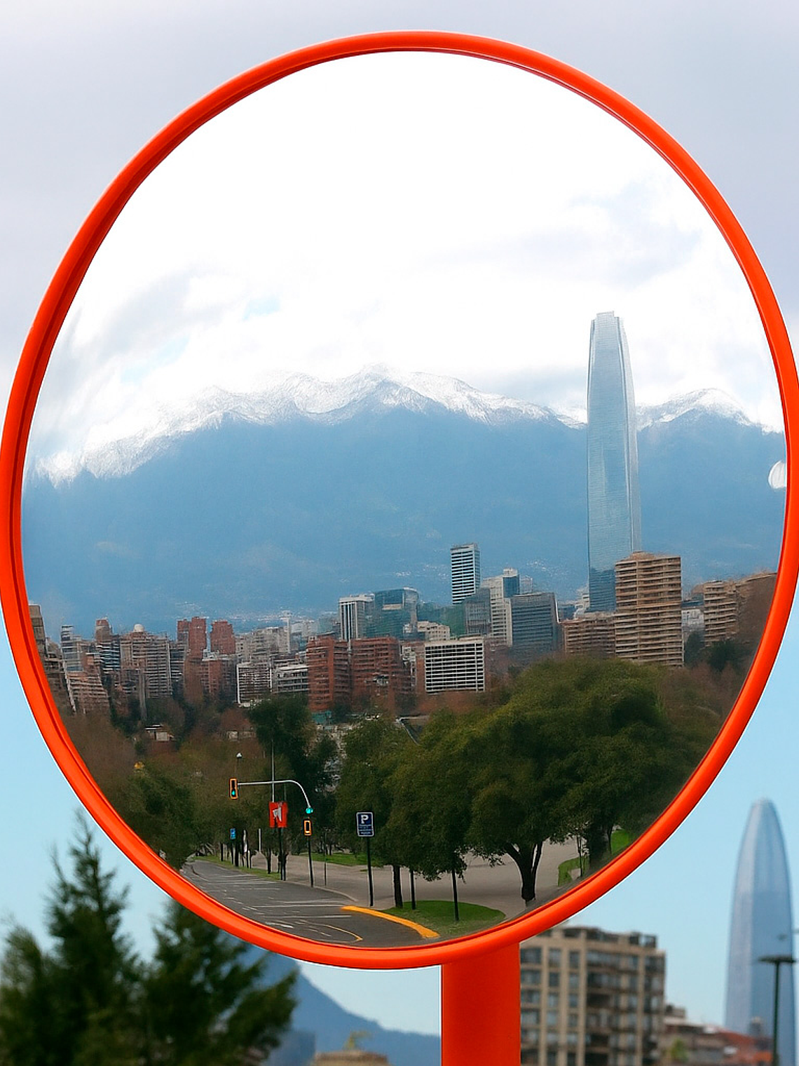 Espejo panorámico uso interior 80 cm 4