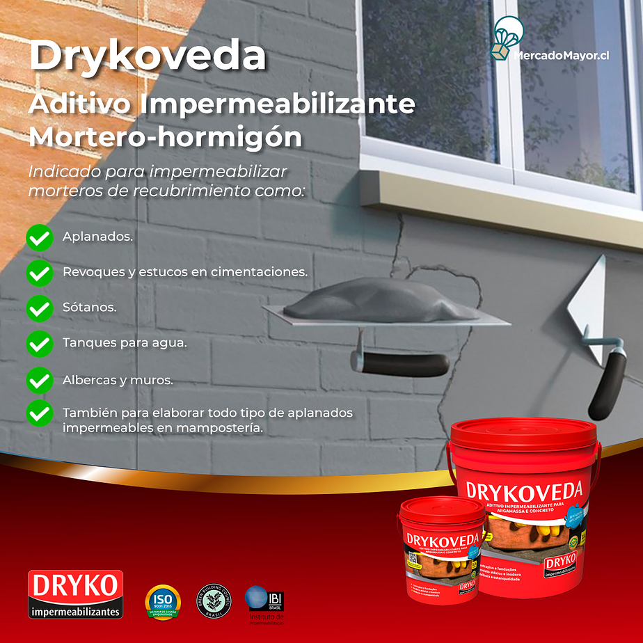 Aditivo Impermeabilizante Mortero-hormigón Drykoveda  4