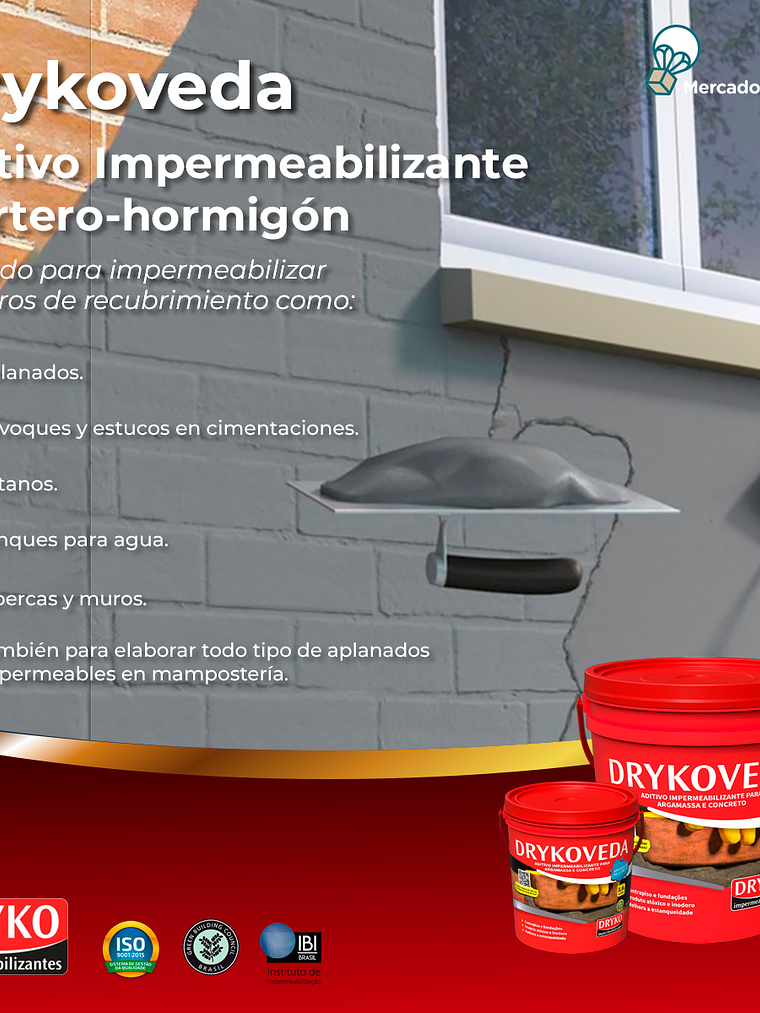 Aditivo Impermeabilizante Mortero-hormigón Drykoveda  4