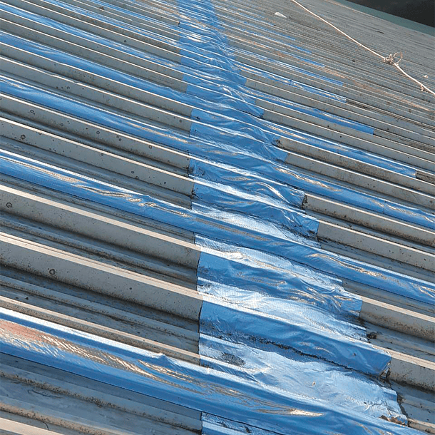 Cinta Asfáltica Adhesiva Multiuso y tapagoteras DRYKOFITA 10 cm x 10 mt- Aluminizada - DRYKO 7